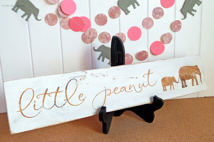 Little Peanut Pallet Sign