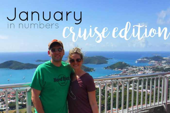 My January in numbers: cruise edition caribbean cruise Royal Caribbean