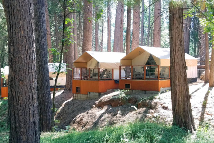 Glamping staycation, Inn Town Campground, Nevada City, California