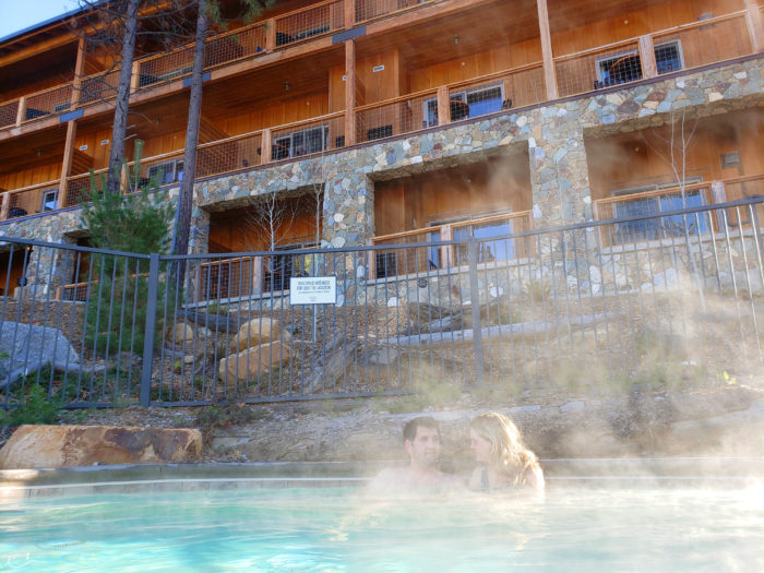 Hot Tub at Rush Creek Lodge. Adult hot tub at Rush Creek Lodge.