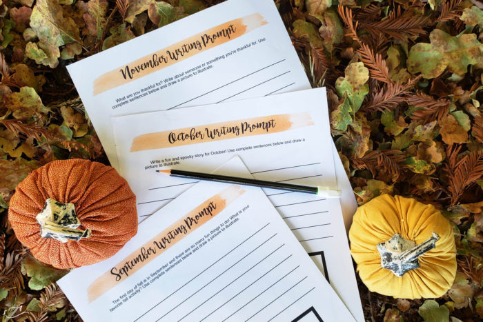 fall writing prompts