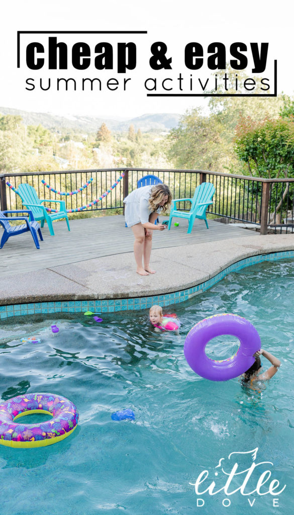 cheap and easy summer activities for kids - Little Dove Blog