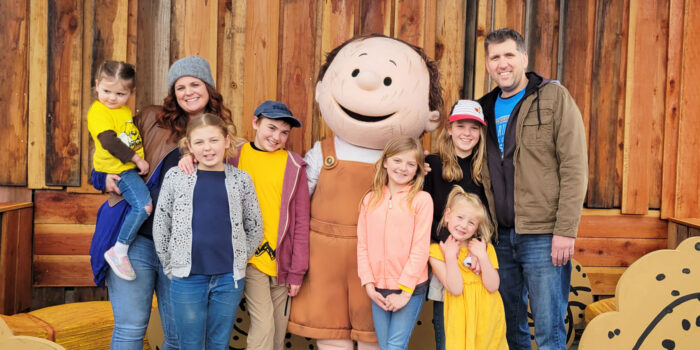 Meet characters at the Peanuts Celebration at California's Great America.