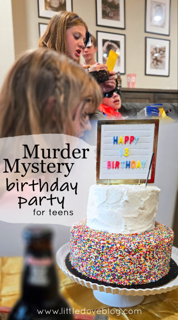 how to host a murder mystery party for teens - Little Dove Blog